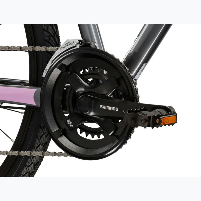 Crossbike Damen KROSS Evado 4.0 W Grau/Rosa/Glanz 9