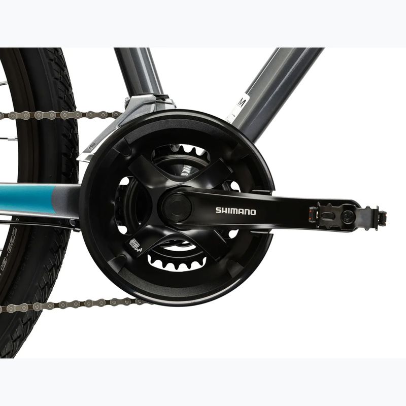 Crossbike KROSS Evado 3.0 Grau/Petrol/Glanz 10