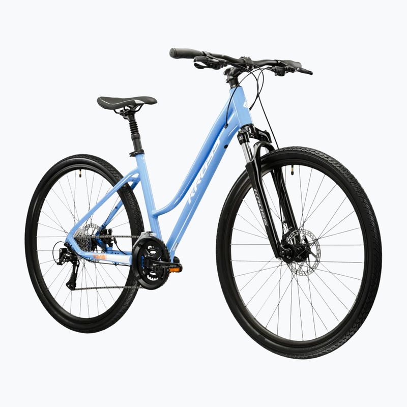 Crossbike Damen KROSS Evado 3.0 W Blau/Weiß/Glanz 2