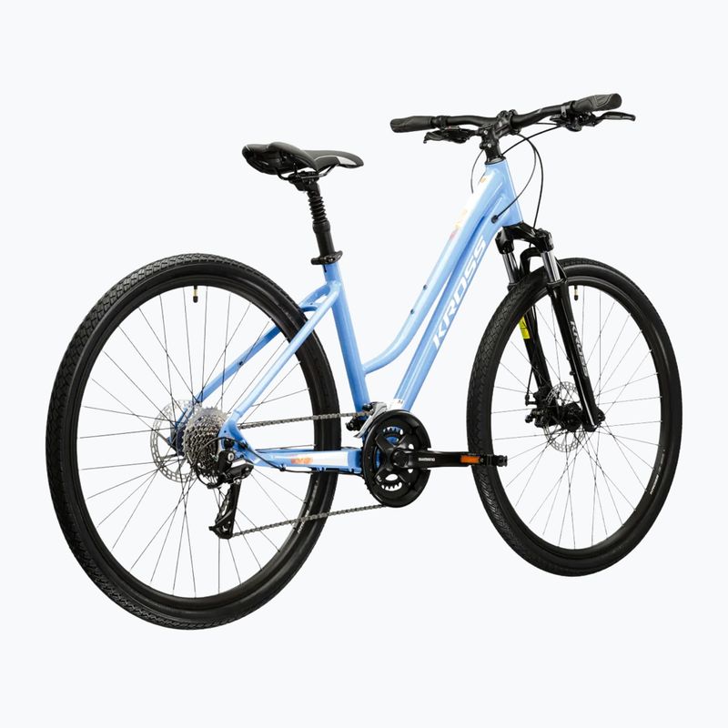 Crossbike Damen KROSS Evado 3.0 W Blau/Weiß/Glanz 3