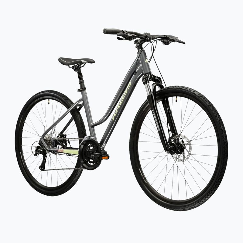 Crossbike Damen KROSS Evado 3.0 W Grau/Grün 2