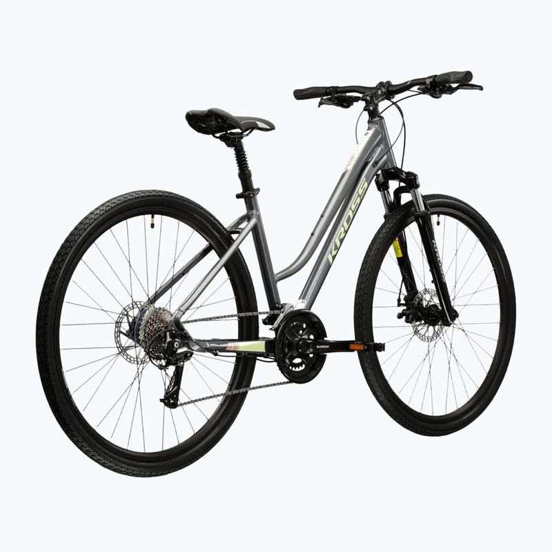 Crossbike Damen KROSS Evado 3.0 W Grau/Grün 3