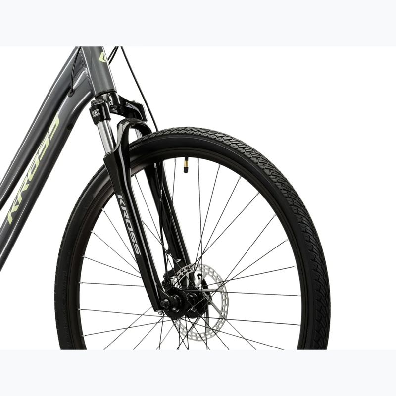 Crossbike Damen KROSS Evado 3.0 W Grau/Grün 5