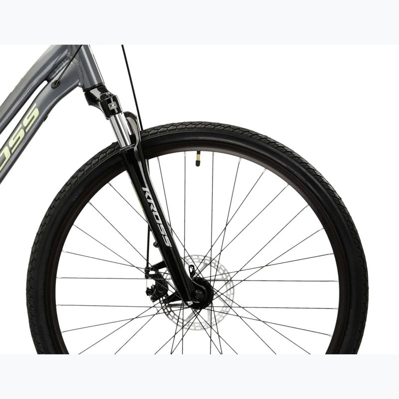 Crossbike Damen KROSS Evado 3.0 W Grau/Grün 6