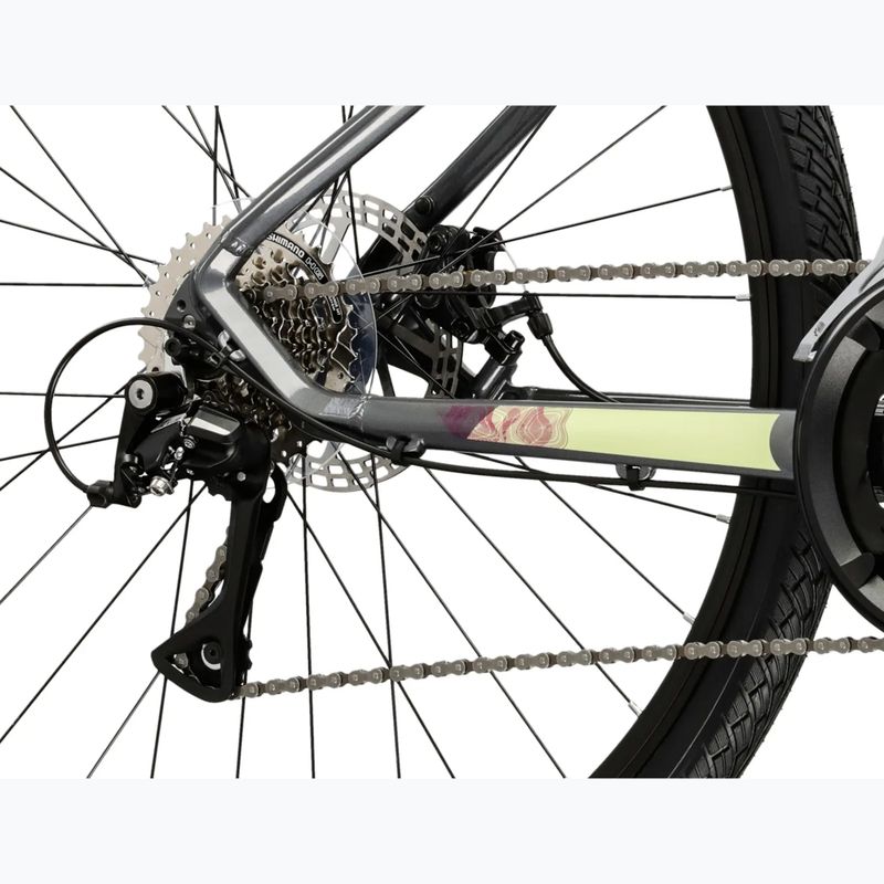 Crossbike Damen KROSS Evado 3.0 W Grau/Grün 8