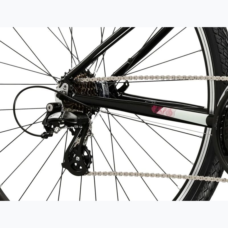 Crossbike Damen KROSS Evado 2.0 W Schwarz/Rosa/Glanz 7