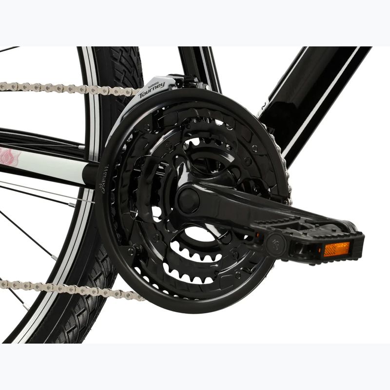 Crossbike Damen KROSS Evado 2.0 W Schwarz/Rosa/Glanz 8