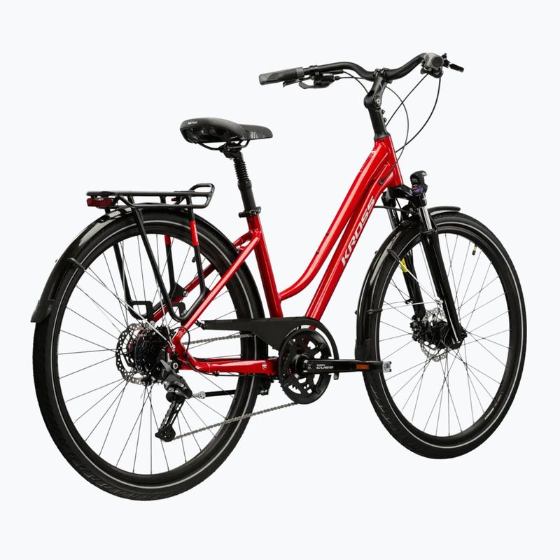Damen-Trekkingrad KROSS Trans 5.0 In red/silver/gloss 3