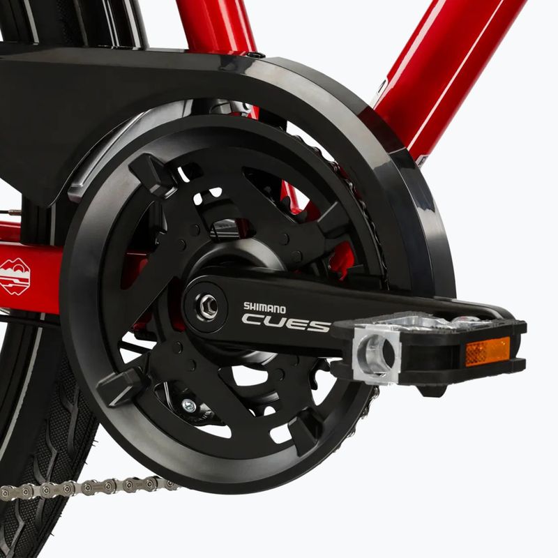 Damen-Trekkingrad KROSS Trans 5.0 In red/silver/gloss 9