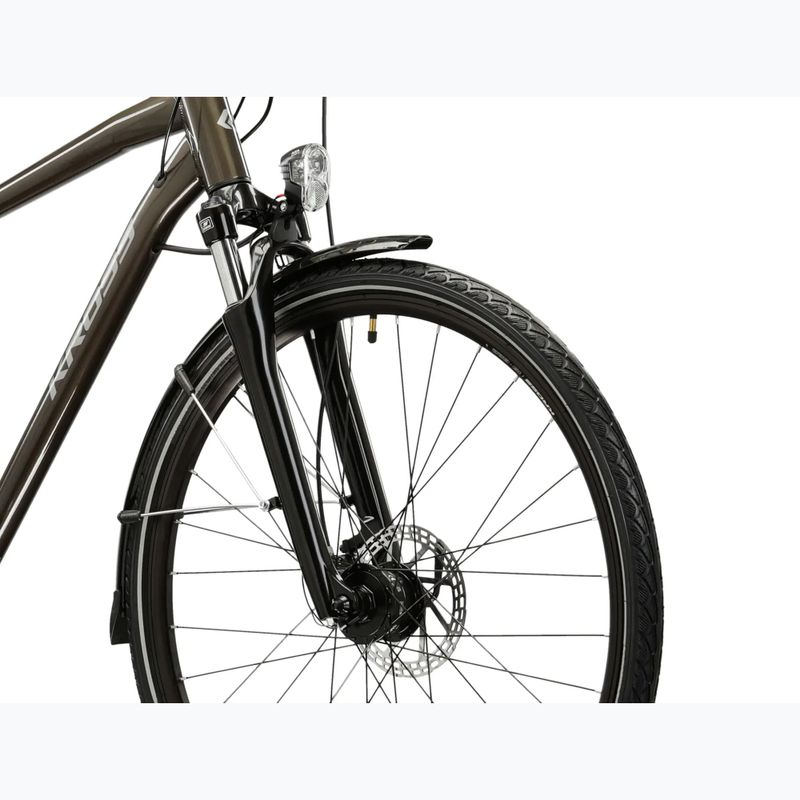 Herren-Trekkingrad KROSS Trans 4.0 brown/silver/gloss 5