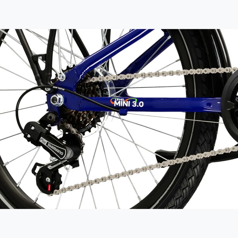 Kinderfahrrad KROSS Level Mini 3.0 Eq navy blue/white/gloss 7