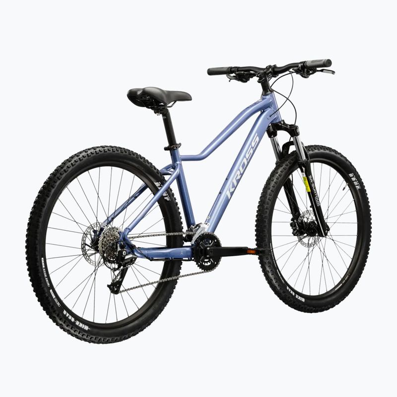 Mountainbike Damen KROSS Lea 4.0 W 27.5 Blau/Silber/Glanz 3