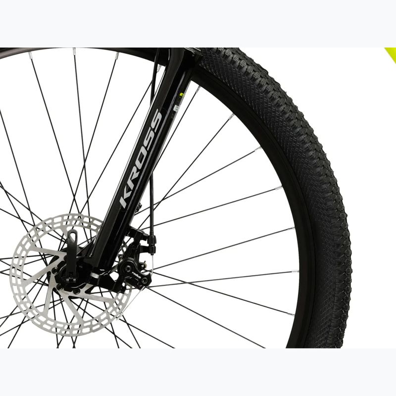 Mountainbike KROSS Hexagon 2.0 27,5" Limonengrün/Blau/Glanz 7