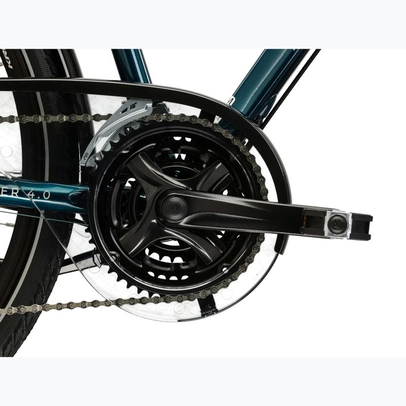 Trekkingrad KROSS Explorer 4.0 turquoise/silver/gloss 10