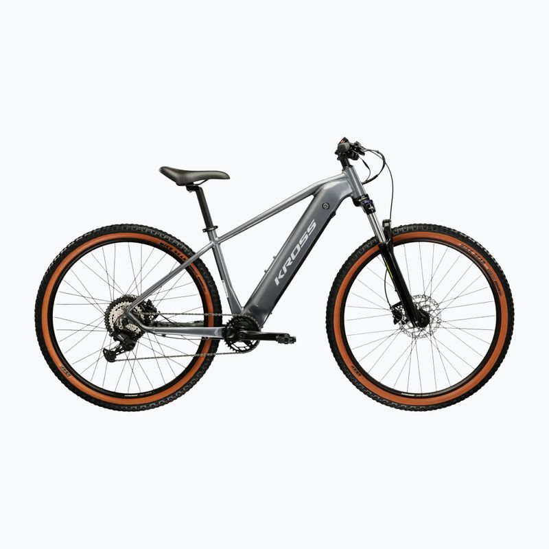 Elektrofahrrad KROSS Hexagon Boost 1.0 522Wh grey/grey/gloss