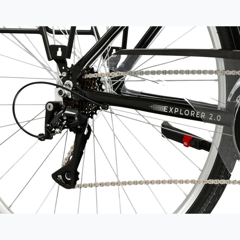 Trekkingrad KROSS Explorer 2.0 black/silver/gloss 7