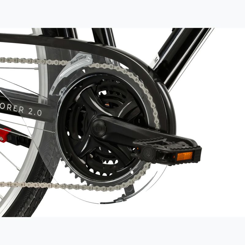 Trekkingrad KROSS Explorer 2.0 black/silver/gloss 8
