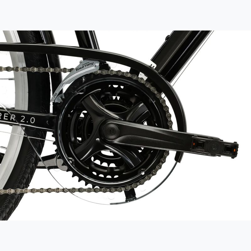 Trekkingrad KROSS Explorer 2.0 black/silver/gloss 9