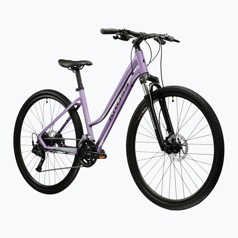 Damen-Crossrad KROSS Evado 5.0 In purple/black/gloss 2