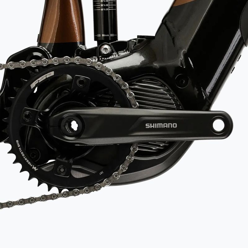 E-Bike Herren KROSS Grist Boost 3.0 el. 630 Wh Braun/Schwarz/Glanz 10