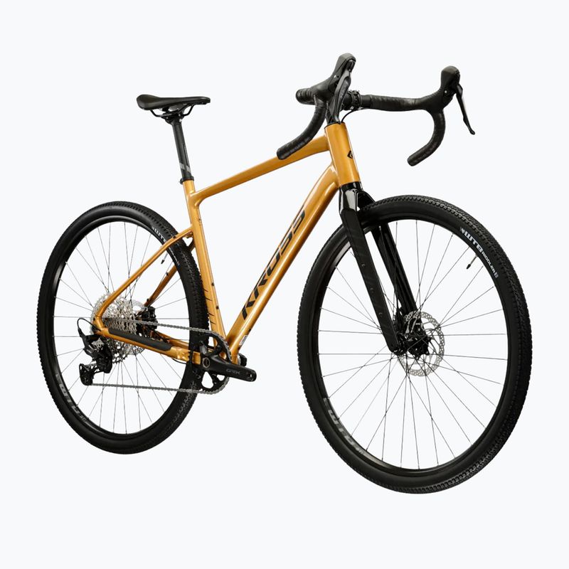 Gravelbike KROSS Esker 5.0 gold/graphite 2