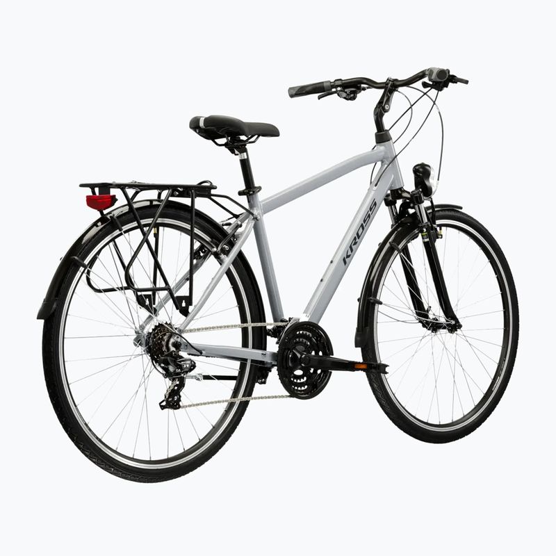 Herren-Trekkingrad KROSS Trans 1.0 grey/black/gloss 3