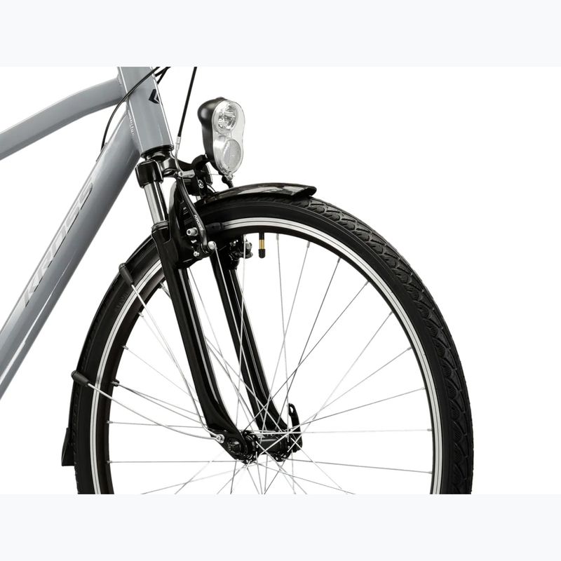 Herren-Trekkingrad KROSS Trans 1.0 grey/black/gloss 5