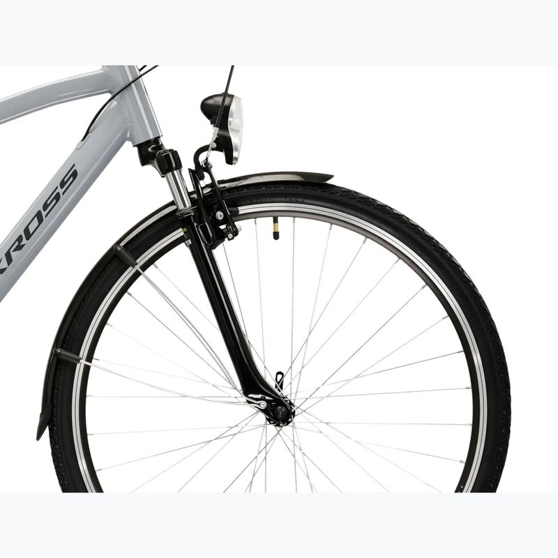 Herren-Trekkingrad KROSS Trans 1.0 grey/black/gloss 6