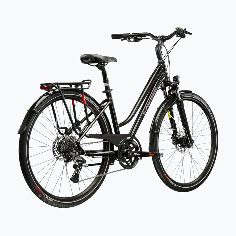 Damen-Trekkingrad KROSS Trans 7.0 In black/pink/gloss 3