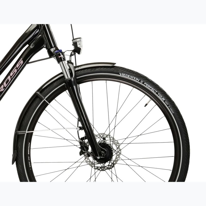 Damen-Trekkingrad KROSS Trans 7.0 In black/pink/gloss 6