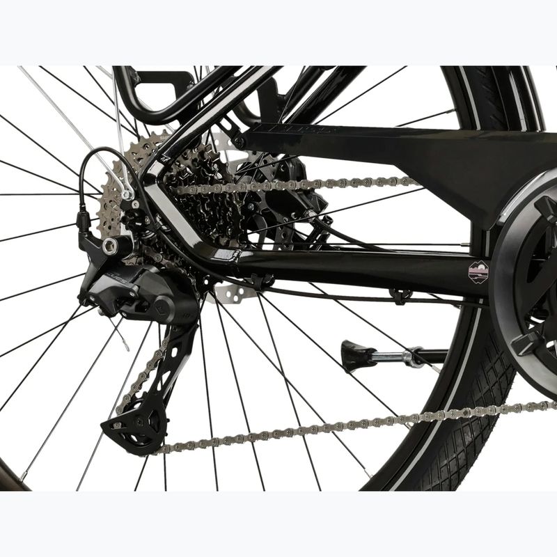 Damen-Trekkingrad KROSS Trans 7.0 In black/pink/gloss 8