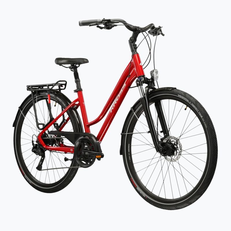 Damen-Trekkingrad KROSS Trans 5.0 In red/silver/gloss 2