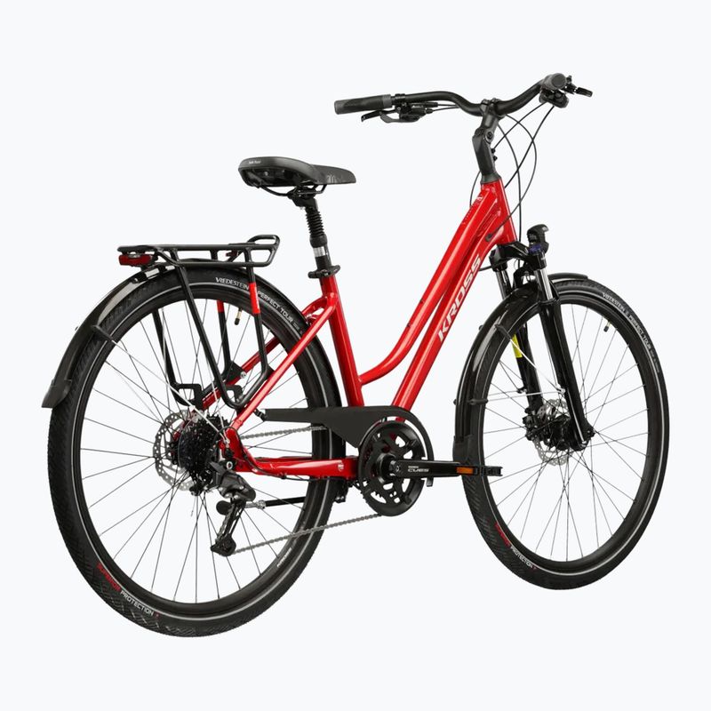 Damen-Trekkingrad KROSS Trans 5.0 In red/silver/gloss 3
