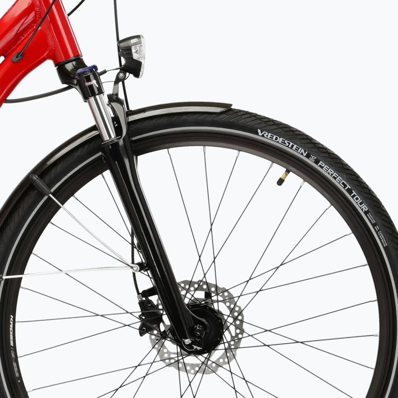 Damen-Trekkingrad KROSS Trans 5.0 In red/silver/gloss 6