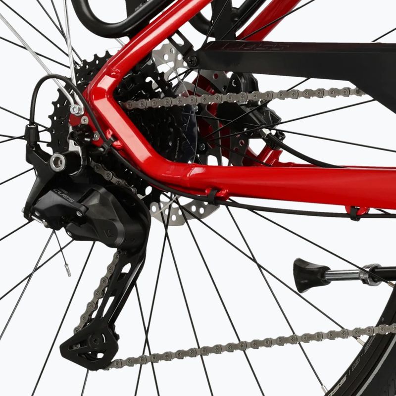Damen-Trekkingrad KROSS Trans 5.0 In red/silver/gloss 8