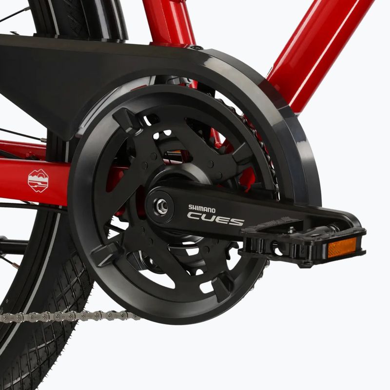 Damen-Trekkingrad KROSS Trans 5.0 In red/silver/gloss 9