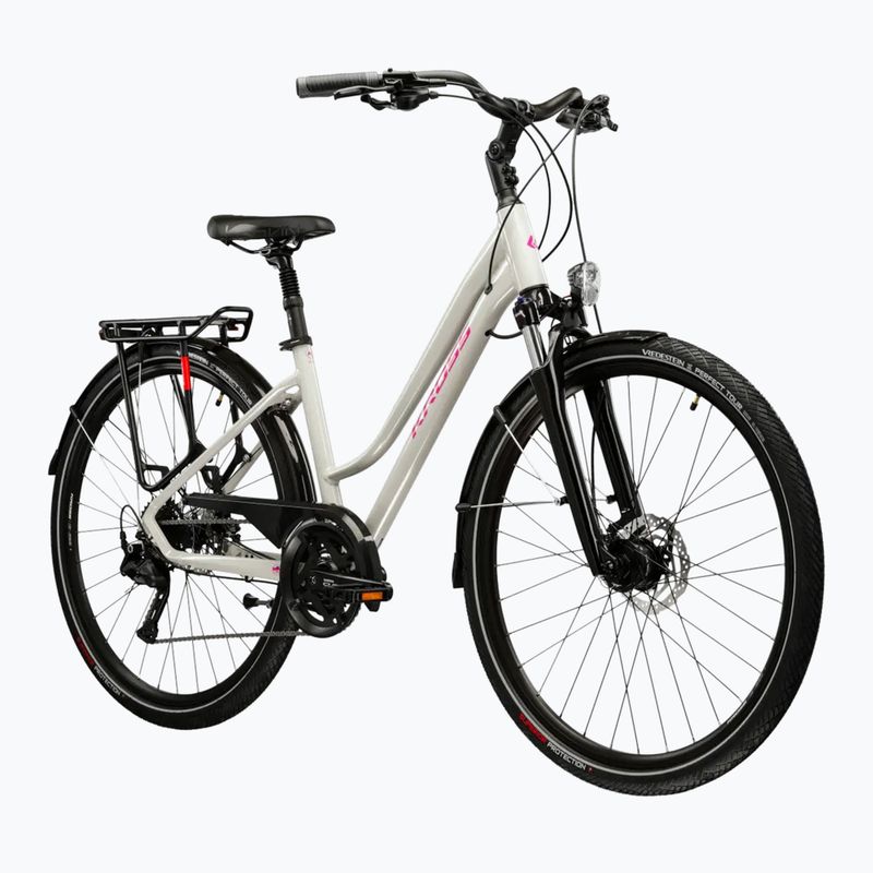 Damen-Trekkingrad KROSS Trans 5.0 In grey/pink/gloss 2