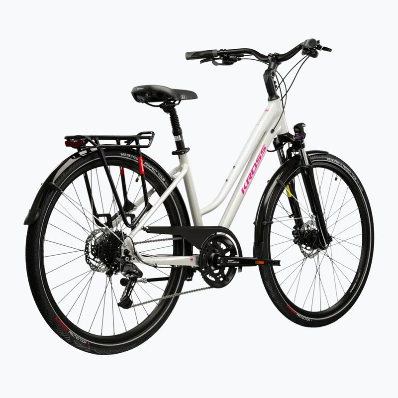 Damen-Trekkingrad KROSS Trans 5.0 In grey/pink/gloss 3