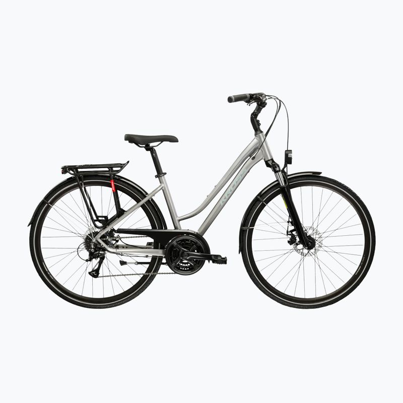 Damen-Trekkingrad KROSS Trans 3.0 In silver/gray/gloss
