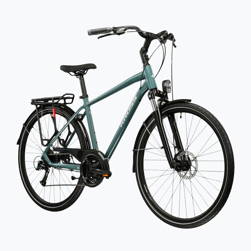 Herren-Trekkingrad KROSS Trans 3.0 green/silver/gloss 2