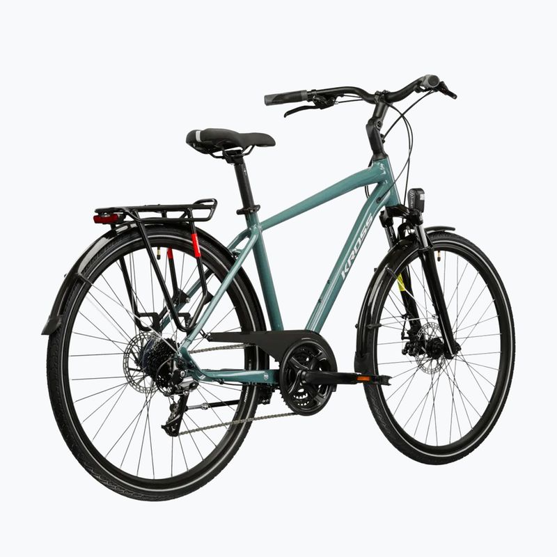 Herren-Trekkingrad KROSS Trans 3.0 green/silver/gloss 3