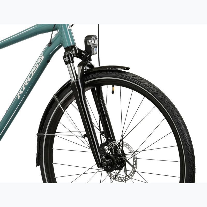 Herren-Trekkingrad KROSS Trans 3.0 green/silver/gloss 5