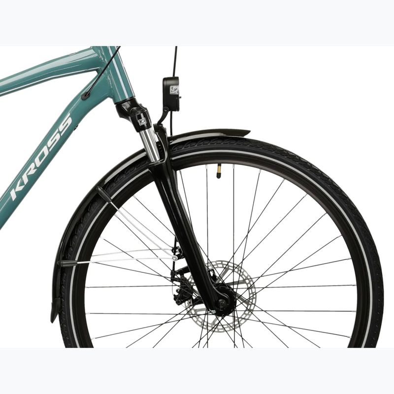 Herren-Trekkingrad KROSS Trans 3.0 green/silver/gloss 6