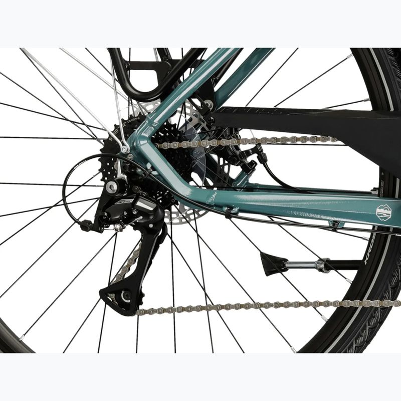 Herren-Trekkingrad KROSS Trans 3.0 green/silver/gloss 8