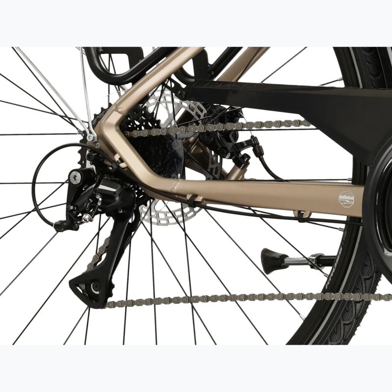 Damen-Trekkingrad KROSS Trans 3.0 In brown/silver/matte 8
