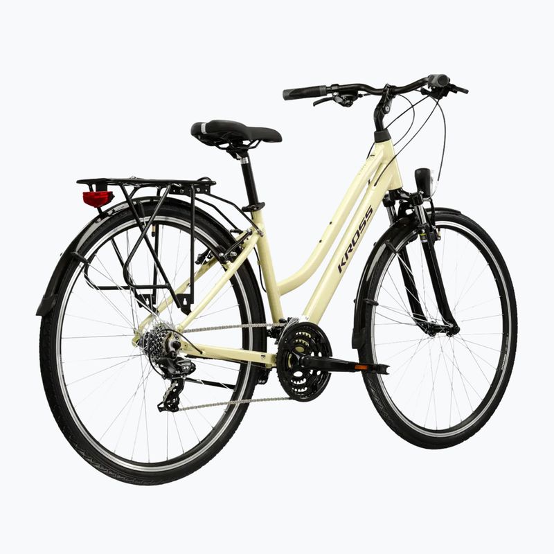 Damen-Trekkingrad KROSS Trans 1.0 In beige/purple/gloss 3
