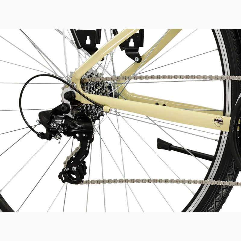 Damen-Trekkingrad KROSS Trans 1.0 In beige/purple/gloss 7