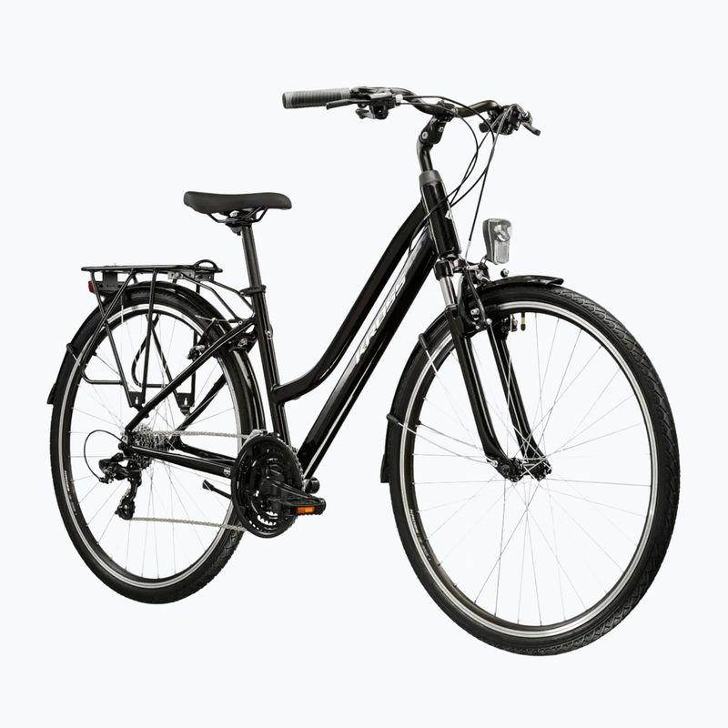 Damen-Trekkingrad KROSS Trans 1.0 In black/silver/gloss 2