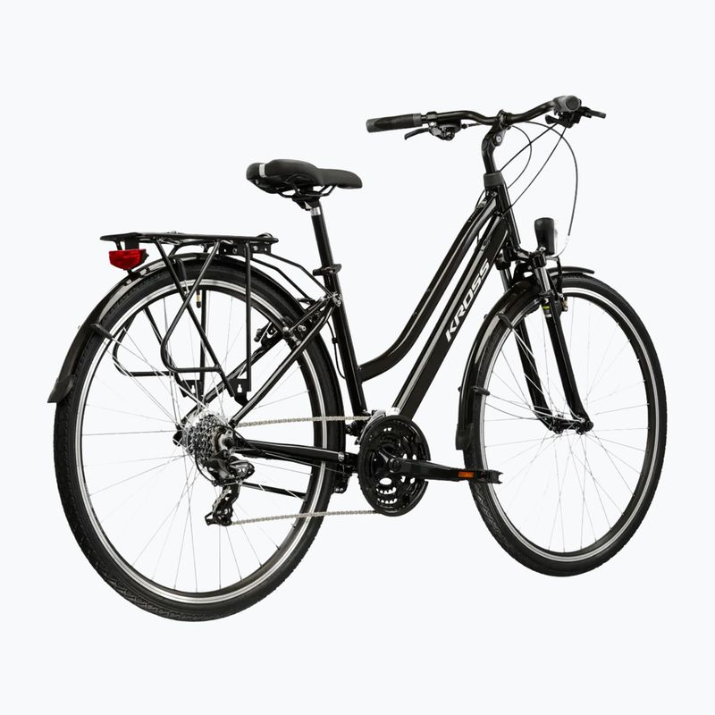 Damen-Trekkingrad KROSS Trans 1.0 In black/silver/gloss 3