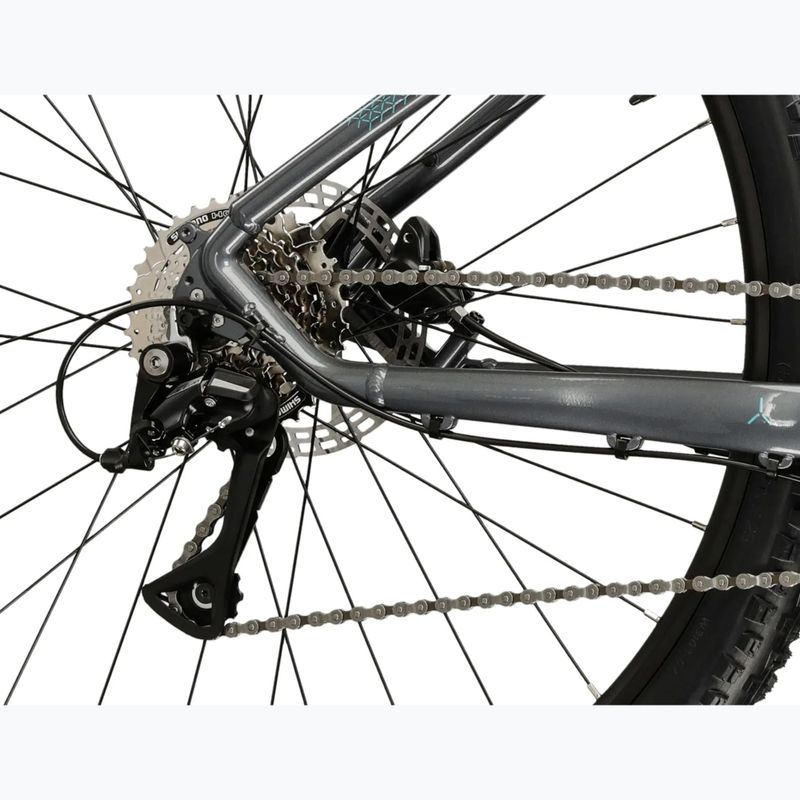 Mountainbike Damen KROSS Lea 4.0 W 29 Grau/Türkis/Glanz 8